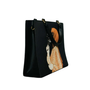 Hijab Girl Black Canvas Tote Bag