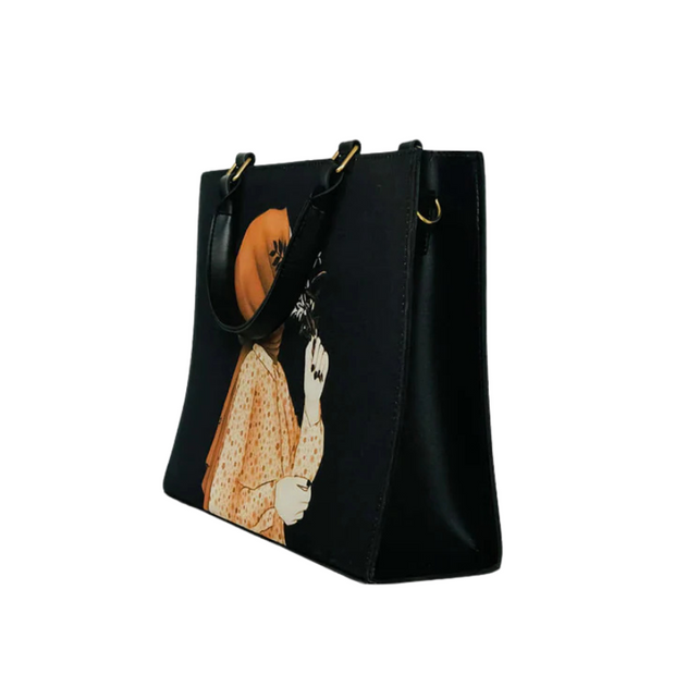 Hijab Girl Black Canvas Tote Bag