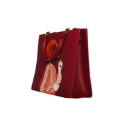 Hijab Girl Red Canvas Tote Bag